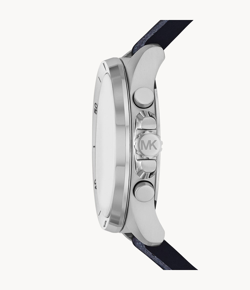 Buy Michael Kors Men's Brecken Stainless Steel Quartz Watch With Plastic Strap Black - Mk8850 in Pakistan