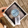 Buy Michael Kors Parker Blue Dial Silver Stainless Steel Ladies Watch - Mk6104 in Pakistan