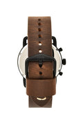 Buy Commuter Black Dial Brown Leather Strap Watch For Men in Pakistan