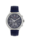 Buy Tommy Hilfiger Ari Blue Dial Blue Leather Strap Watch for Women - 1781979 in Pakistan