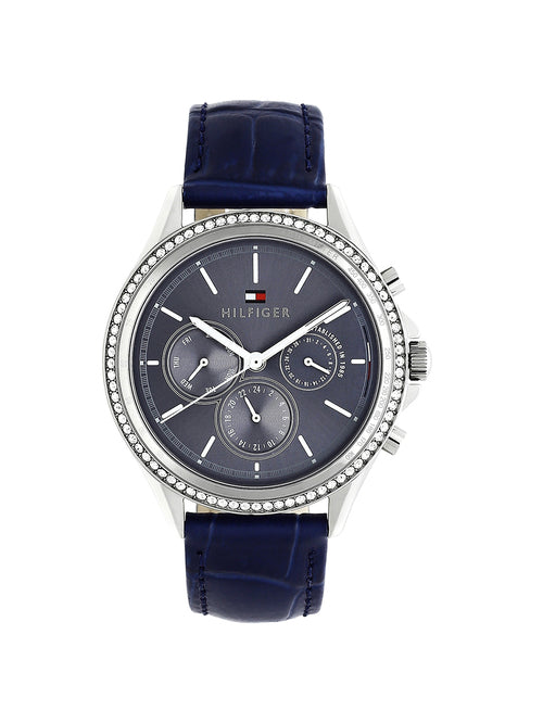 Buy Tommy Hilfiger Ari Blue Dial Blue Leather Strap Watch for Women - 1781979 in Pakistan