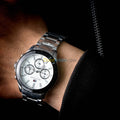 Buy Tommy Hilfiger Mens Quartz Stainless Steel White Dial 44mm Watch - 1791227 in Pakistan