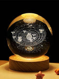 Buy SHEIN 3D Crystal Ball Solar System Led Night Light in Pakistan