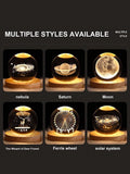 Buy SHEIN 3D Crystal Ball Solar System Led Night Light in Pakistan
