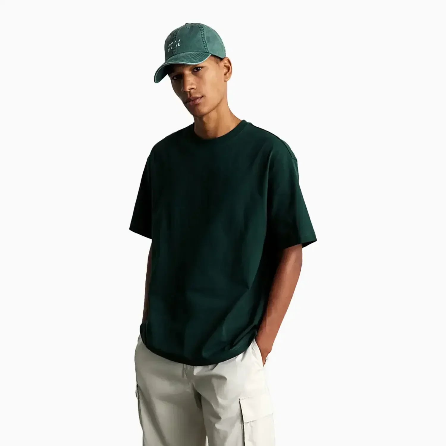 Buy Men's Regular Fit Short Sleeve T-Shirt -Frost Green in Pakistan