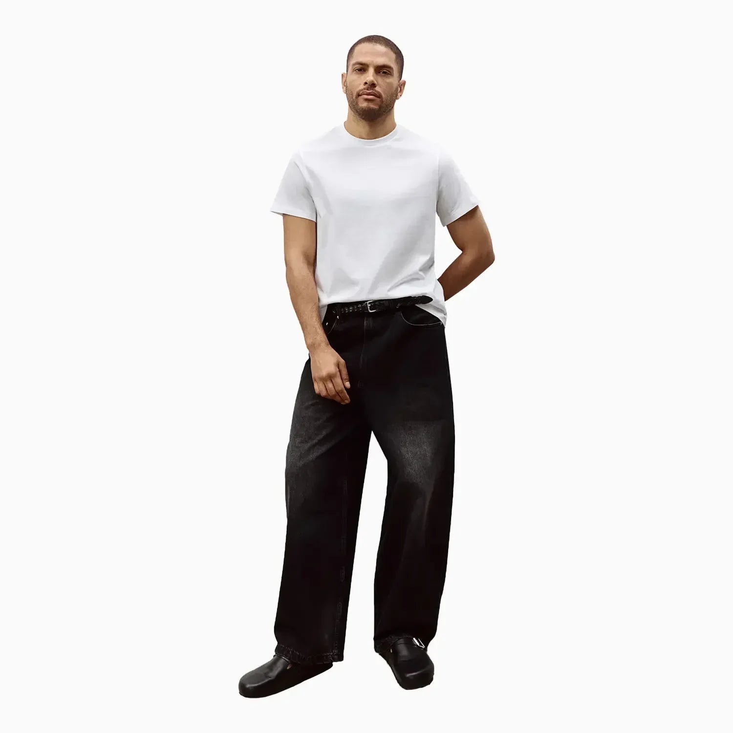 Buy Men's Regular Fit Short Sleeve T-Shirt - White in Pakistan