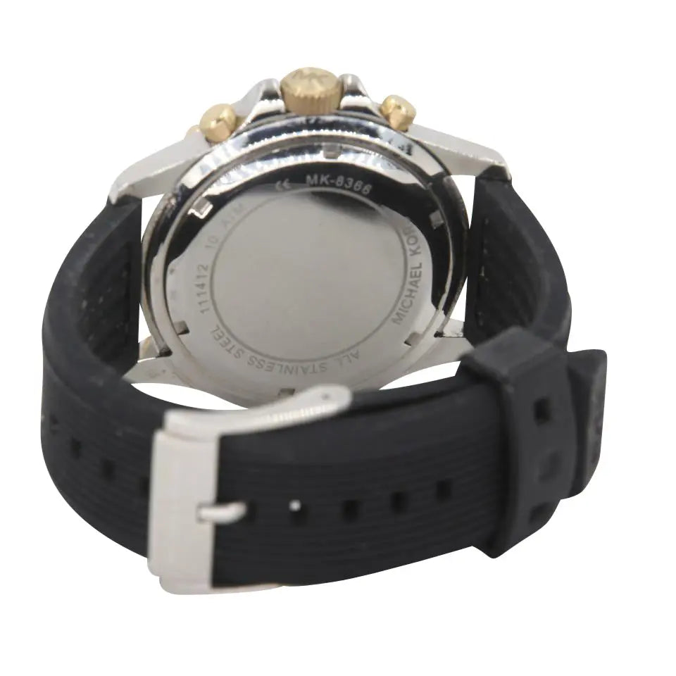Buy Michael Kors Mens Quartz Black Silicone Strap Black Dial 45mm Watch - Mk8366 in Pakistan