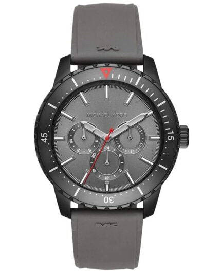Buy Michael Kors Mens Quartz Silicone Strap Grey Dial 44mm Watch - Mk7164 in Pakistan