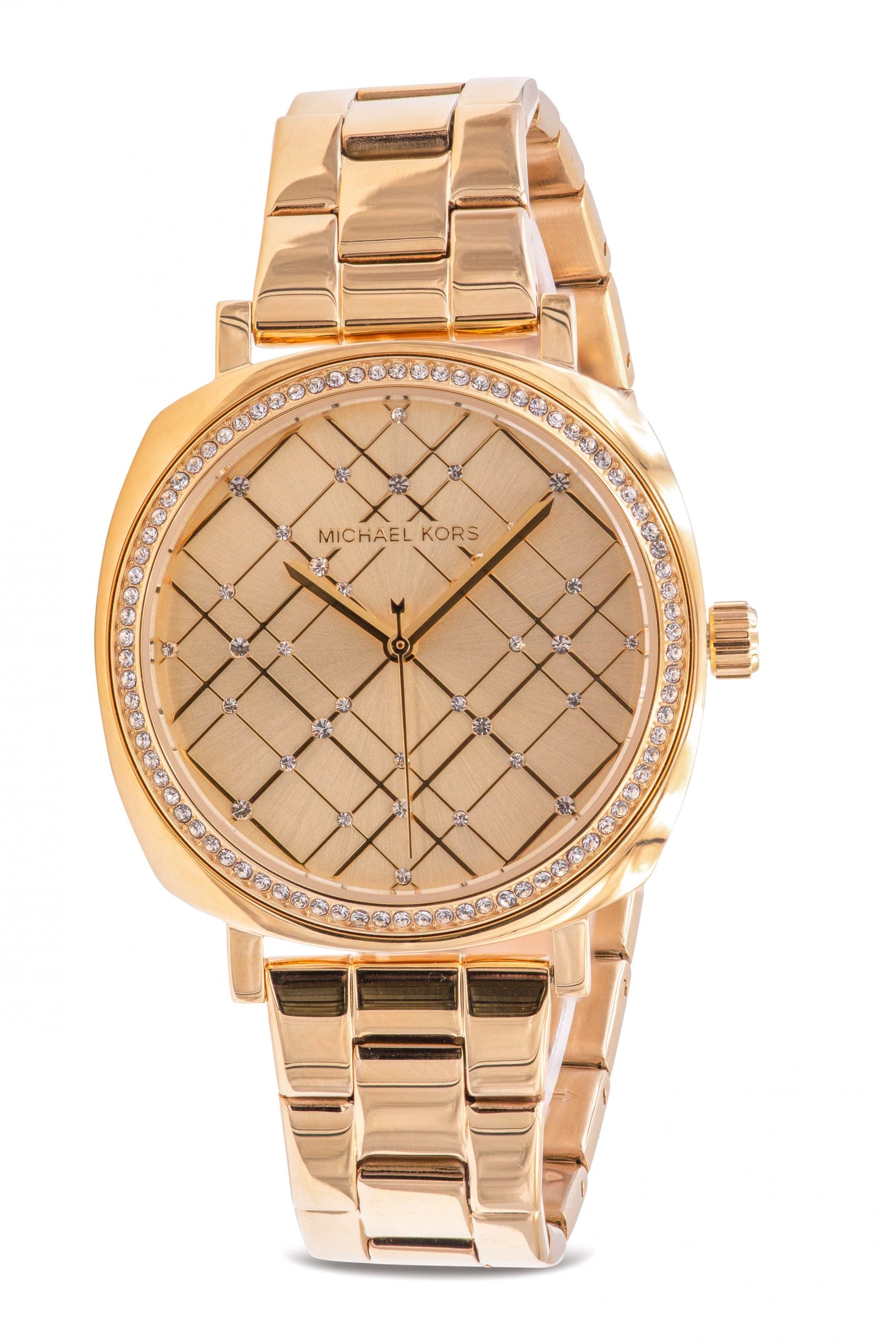 Buy Michael Kors Nia Quartz Gold-tone Crystal Dial Gold Steel Strap Ladies Watch - Mk3989 in Pakistan