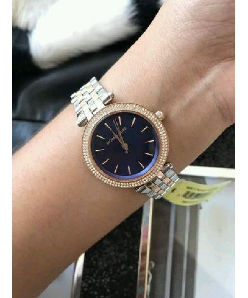 Buy Michael Kors Womens Quartz Stainless Steel Blue Mother Of Pearl Dial 33mm Watch - Mk3651 in Pakistan