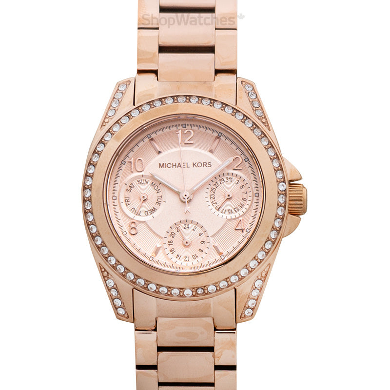 Buy Michael Kors Blair Rose Gold Stainless Steel Rose Gold Dial Quartz Watch For Ladies - Mk5613 in Pakistan