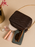 Mini Marvel Crossbody Bag - Dark Chocolate