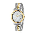 Buy Gucci G Timeless Mother of Pearl Dial Two Tone Steel Strap Watch for Women - YA126513 in Pakistan