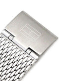 Buy Tommy Hilfiger Easton Black Dial Silver Mesh Bracelet Watch for Men - 1710433 in Pakistan