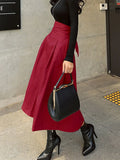 Buy SHEIN New A-Line Skirt Umbrella Skirt Bow Women Day Big Swing Skirt Slim Waist Long Skirt in Pakistan