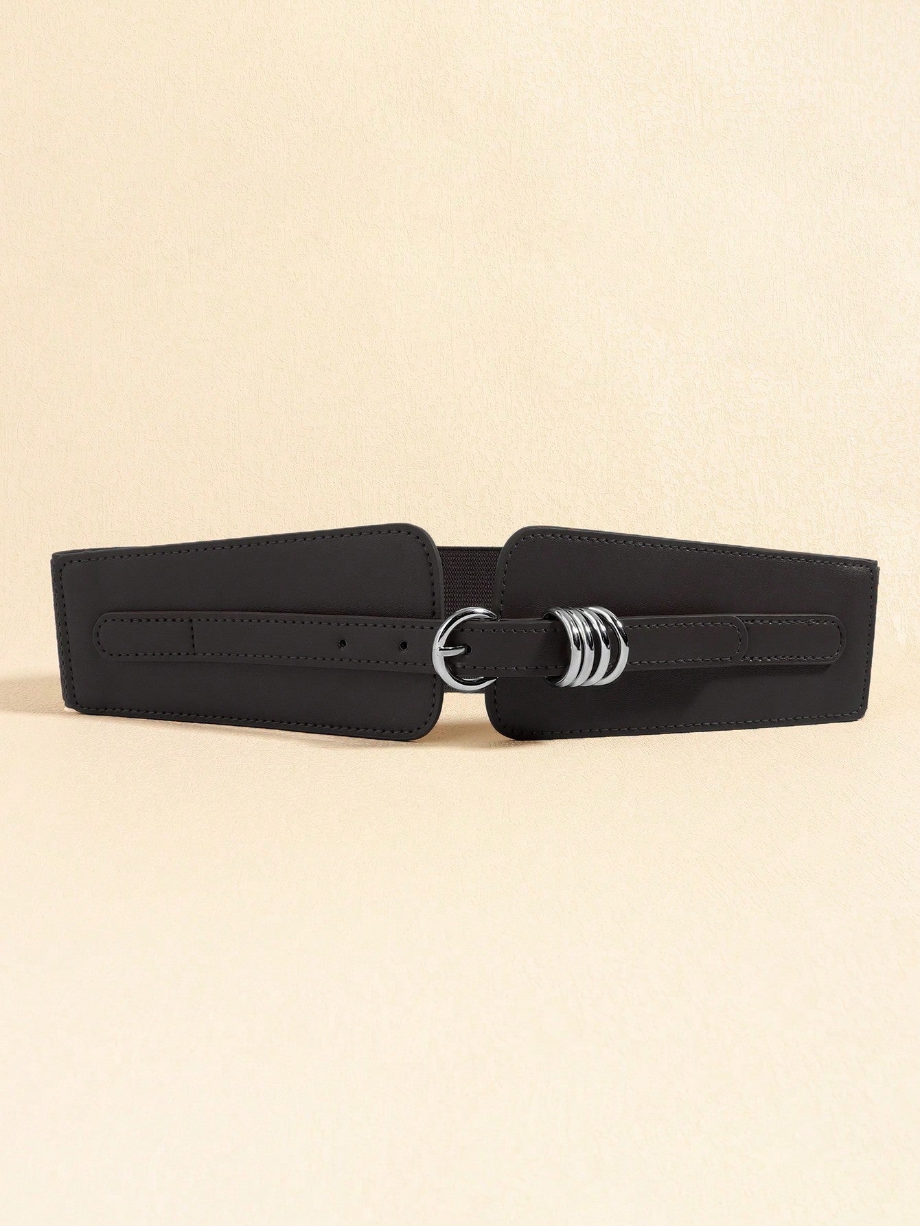 Buy SHEIN New Arrival Retro Court Style Women's Slimming Waist Belt With Multi-loop Buckle And Elastic Band, Matchable With Dress in Pakistan
