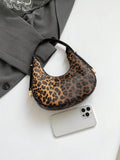 Buy SHEIN New Fashion Leopard Print Crescent Shoulder Bag, Street Style, Trendy, Stylish, Versatile Crossbody Bag For Women,Trendy Leopard Print Bag in Pakistan