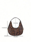 Buy SHEIN New Fashion Leopard Print Crescent Shoulder Bag, Street Style, Trendy, Stylish, Versatile Crossbody Bag For Women,Trendy Leopard Print Bag in Pakistan