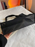 Buy SHEIN Nylon Material Alphabet Printed Beach Mesh Tote Bag With Beach Bag in Pakistan