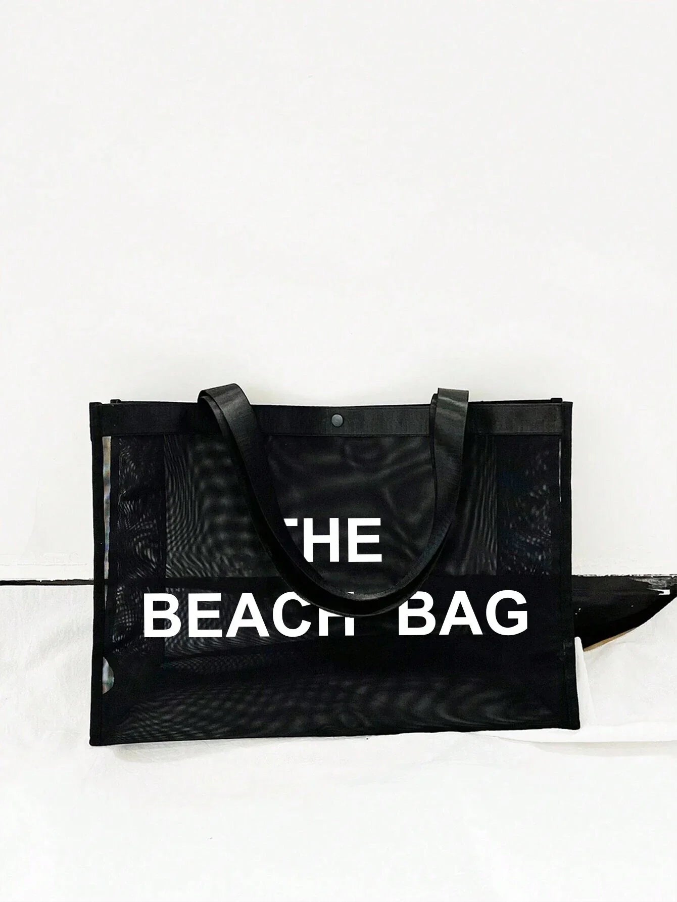 Buy SHEIN Nylon Material Alphabet Printed Beach Mesh Tote Bag With Beach Bag in Pakistan