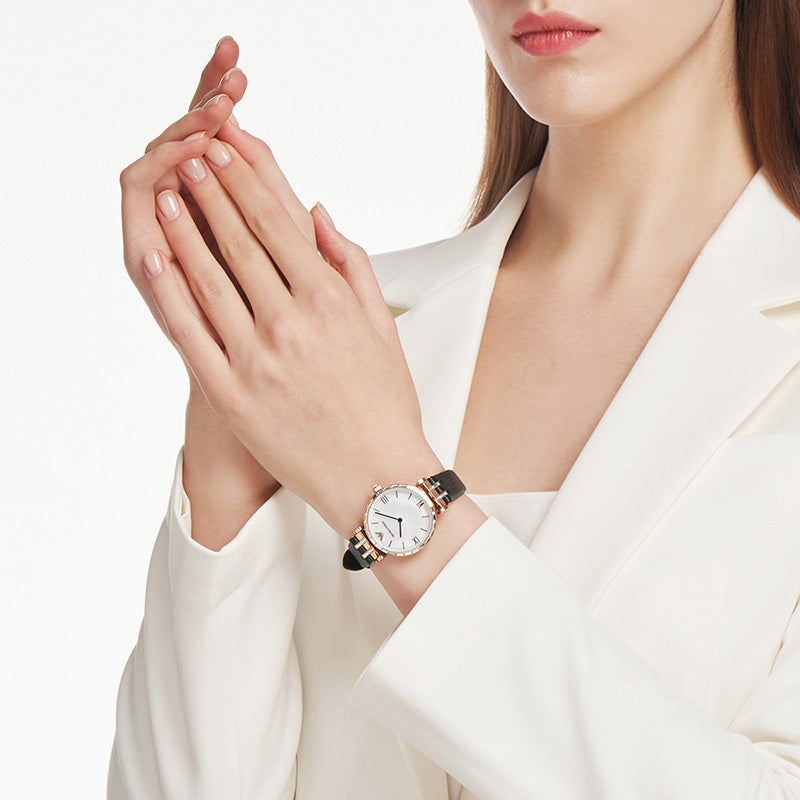Buy Emporio Armani Women's Analog Mother of Pearl Dial 32mm Watch AR11295 in Pakistan