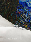 Buy SHEIN  Oil Painting Pattern Cushion Cover Without Filler, Modern Throw Pillow Case For Sofa, Home Decor in Pakistan