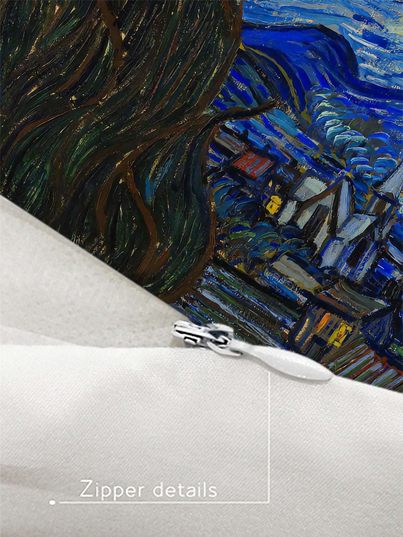 Buy SHEIN  Oil Painting Pattern Cushion Cover Without Filler, Modern Throw Pillow Case For Sofa, Home Decor in Pakistan
