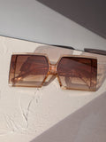 Buy SHEIN Ombre Lens Square Frame Fashion Glasses in Pakistan