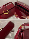 Buy SHEIN One Solid Colored Glossy Evening Clutch Bag, Featuring A Chic And Unique Short And Curved Design in Pakistan