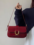 Buy SHEIN One Solid Colored Glossy Evening Clutch Bag, Featuring A Chic And Unique Short And Curved Design in Pakistan