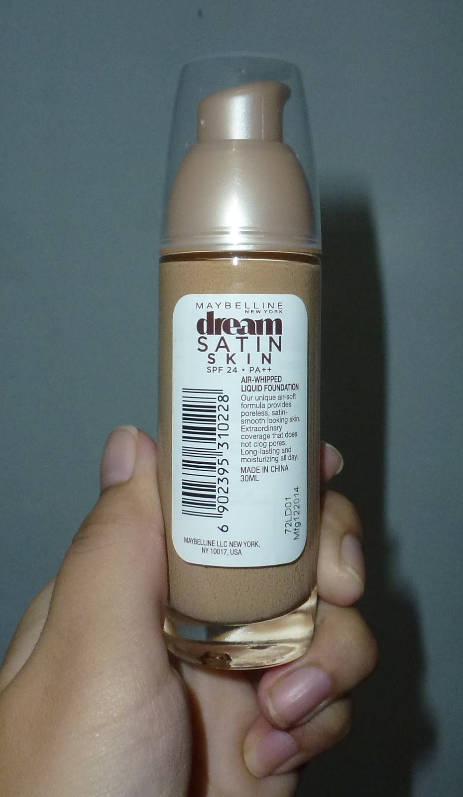 Buy Maybelline New York Dream Satin Skin Foundation SPF24 PA++ - B2 in Pakistan