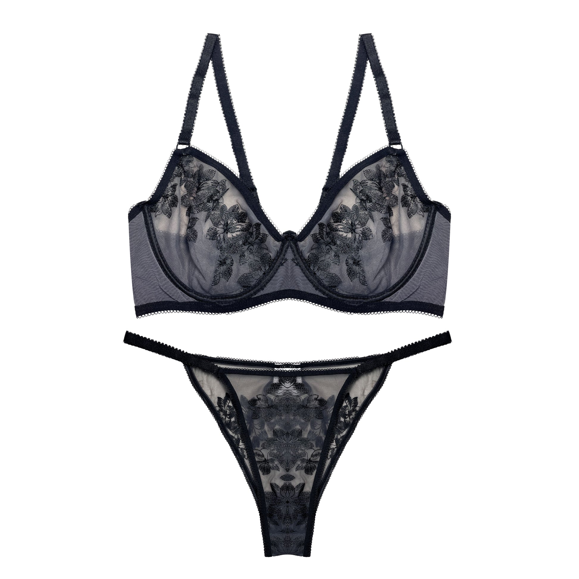 Buy Bra Set - Petale Obscura in Pakistan