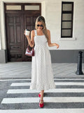 Buy SHEIN Pariaura Women's Fashion Printed Ruffle Trim Spaghetti Strap Dress in Pakistan