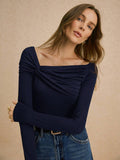 Buy SHEIN Poéselle Women Plain Long Sleeve Casual T-Shirt in Pakistan