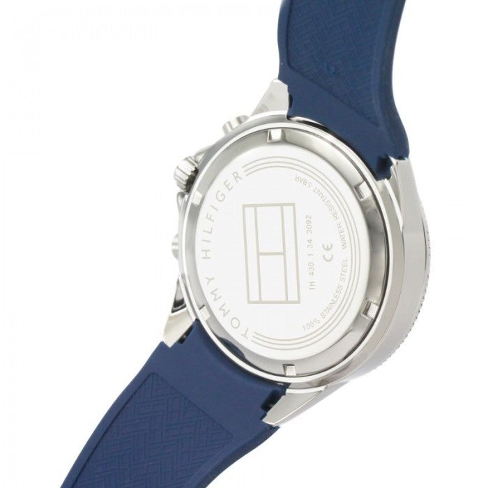 Buy Tommy Hilfiger Mens Quartz Blue Silicone Strap Blue Dial 45mm Watch - 1791859 in Pakistan