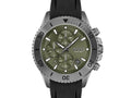 Buy Hugo Boss Gents Stainless Steel Case With Black Silicon Rubber Strap And Green Chronograph Dial Watch - 1513967 in Pakistan