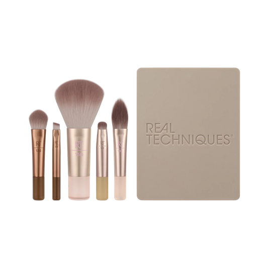 Buy Real Techniques New Nudes On The Glow Mini Brush Kit 6 Piece Set in Pakistan