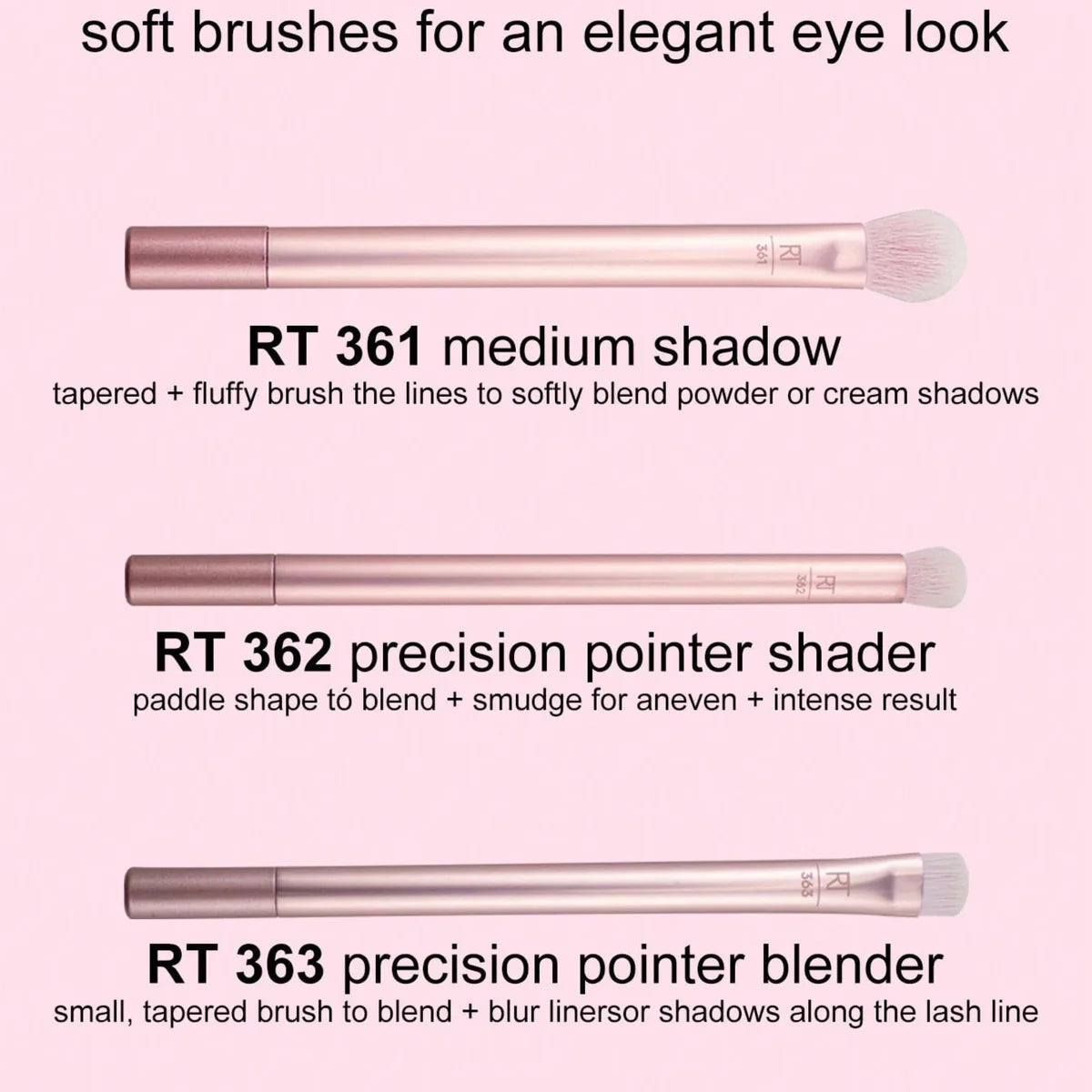 Buy Real Techniques Everyday Eye Essentials Brush Set in Pakistan