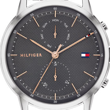 Buy Tommy Hilfiger Mens Quartz Stainless Steel Grey Dial 44mm Watch - 1710431 in Pakistan