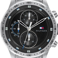 Buy Tommy Hilfiger Mens Quartz Stainless Steel Black Dial 46mm Watch - 1791805 in Pakistan