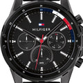 Buy Tommy Hilfiger Mens Quartz Black Stainless Steel Black Dial 44mm Watch - 1791935 in Pakistan