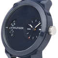Buy Tommy Hilfiger Mens Quartz Silicone Strap Blue Dial 44mm Watch - 1791556 in Pakistan