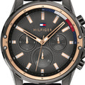 Buy Tommy Hilfiger Mens Quartz Silicone Strap Grey Dial 45mm Watch - 1791792 in Pakistan