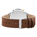 Buy Tommy Hilfiger Mens Quartz Brown Leather Strap Blue Dial 44mm Watch - 1710496 in Pakistan
