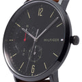 Buy Tommy Hilfiger Men's Quartz Leather Strap Black Dial 40mm Watch - 1791510 in Pakistan