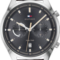 Buy Tommy Hilfiger Ashton Grey Dial Brown Leather Strap Watch for Men - 1791729 in Pakistan