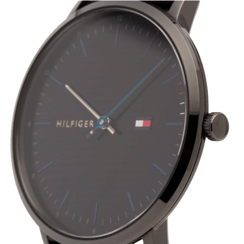 Buy Tommy Hilfiger Men's Quartz Leather Strap Blue Dial 40mm Watch - 1791462 in Pakistan