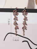 Buy SHEIN Rhinestone Decor Drop Earrings in Pakistan