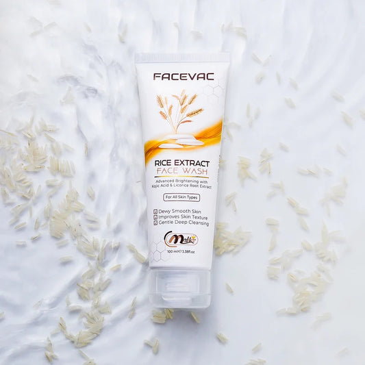 Buy FaceVac Rice Extract Facewash in Pakistan