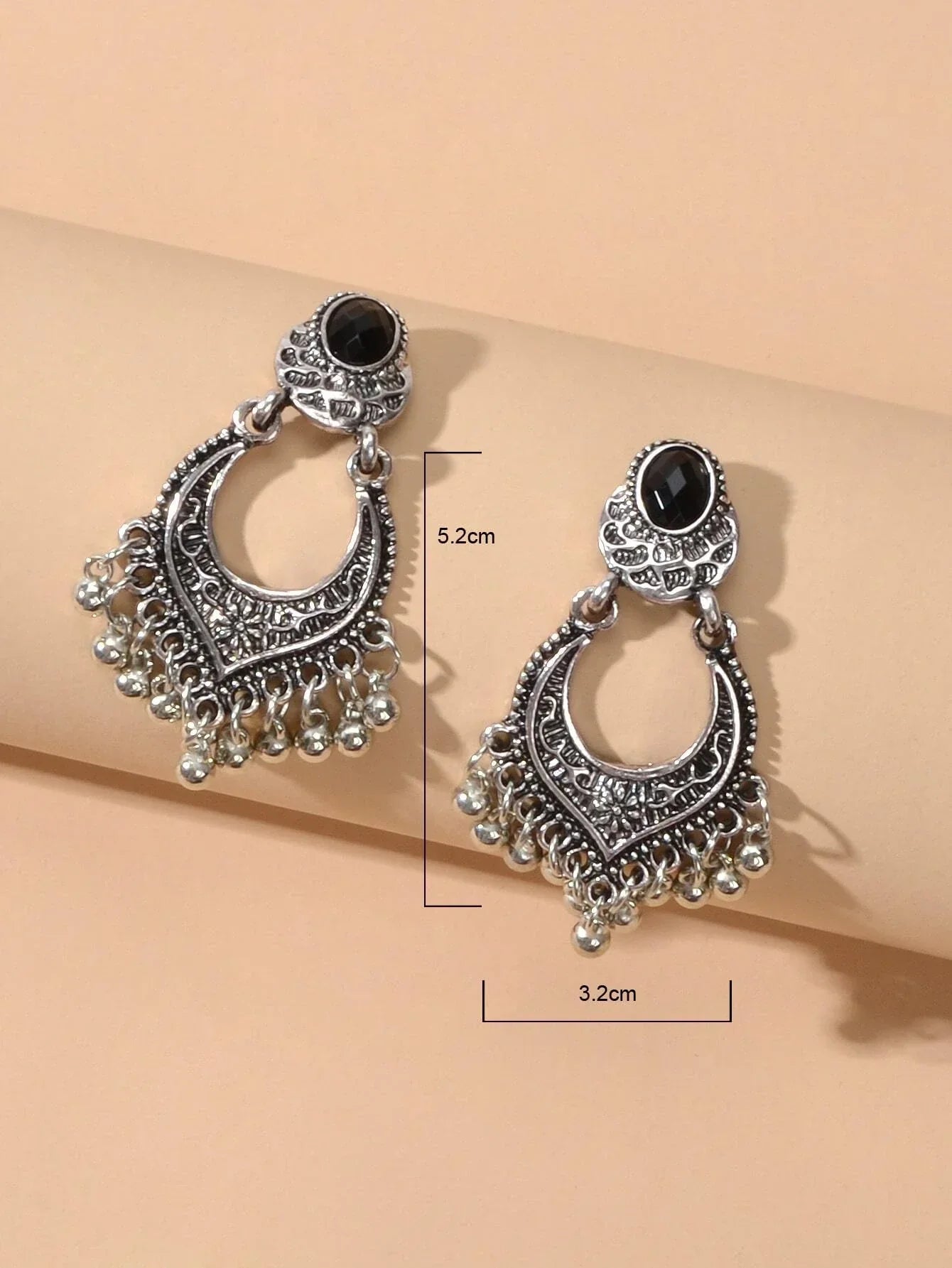 Buy SHEIN Round Ball Tassel Drop Earrings in Pakistan